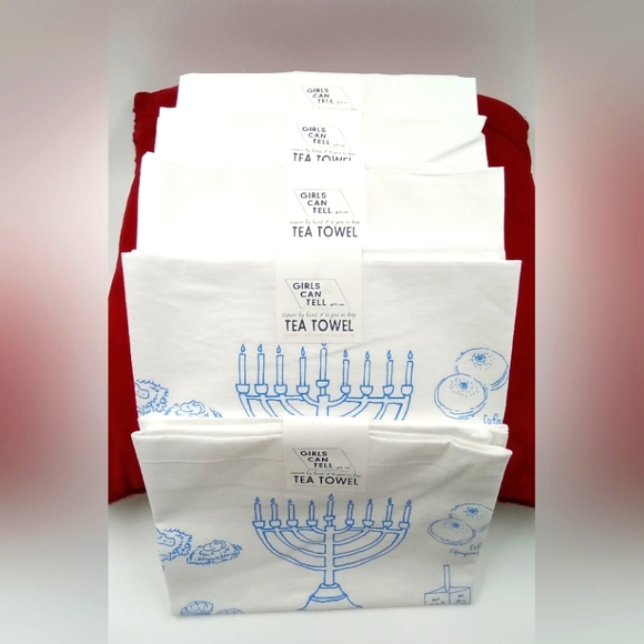 HANKKAH TEA TOWELS (SET OF 5) - Picture 1 of 2
